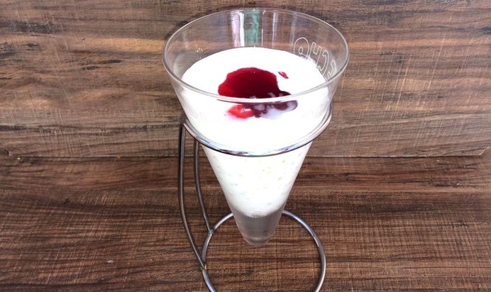 Зеленая гречка с кефиром