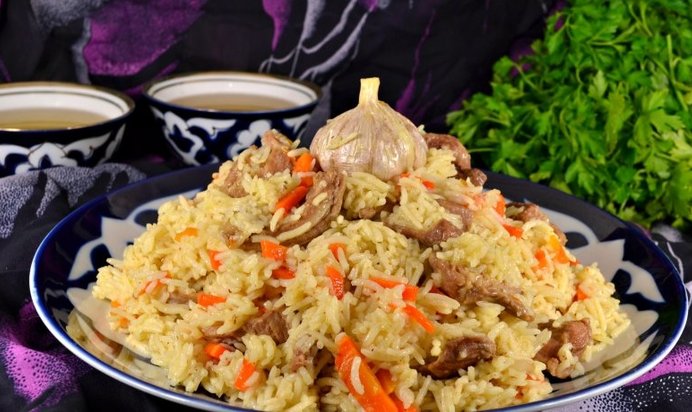 Мясной плов в мультиварке