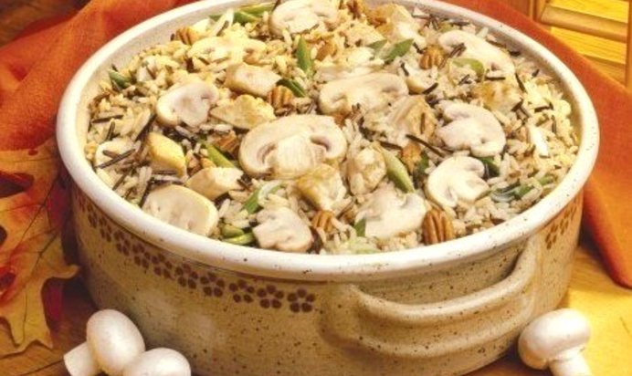 Грибной плов