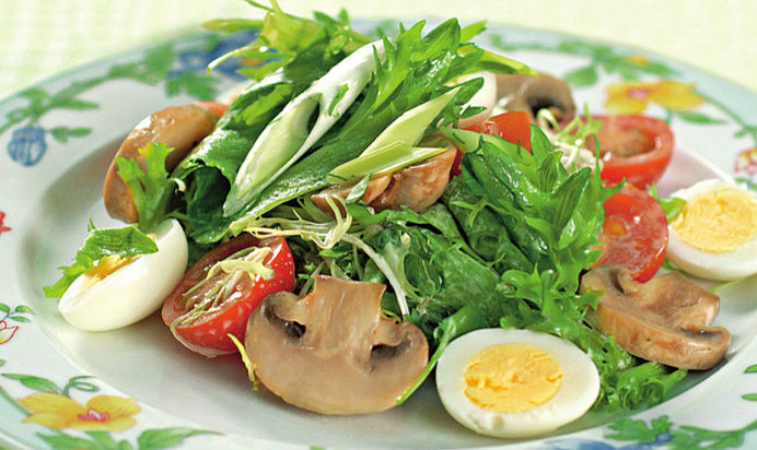 Салат из шампиньонов