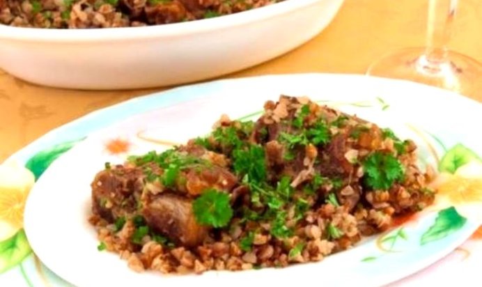 Гречка с бараниной в мультиварке
