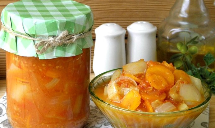 Лечо с морковкой и перцем