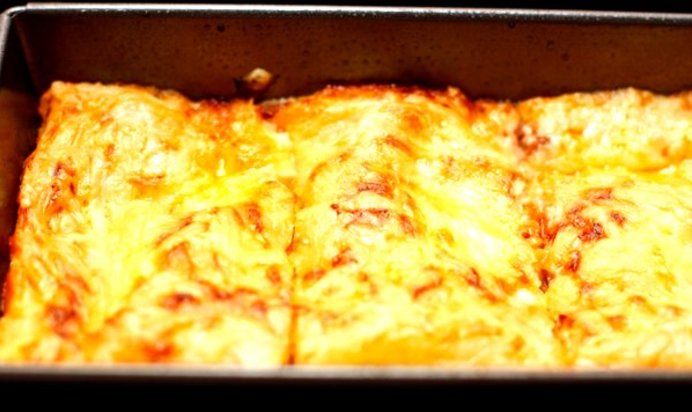 Лазанья с куриным фаршем