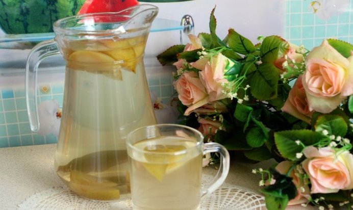 Яблочный компот с малабарской корицей