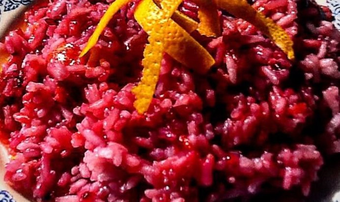 Ягодное ризотто