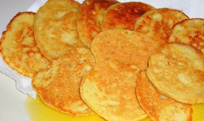 Оладьи из овсяных хлопьев диетические