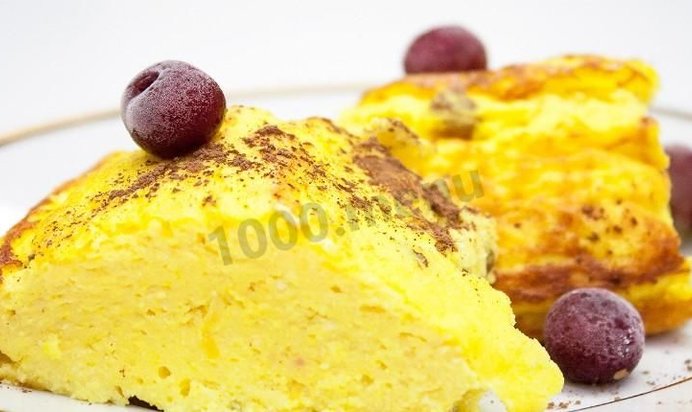 Воздушный сырник без жарки