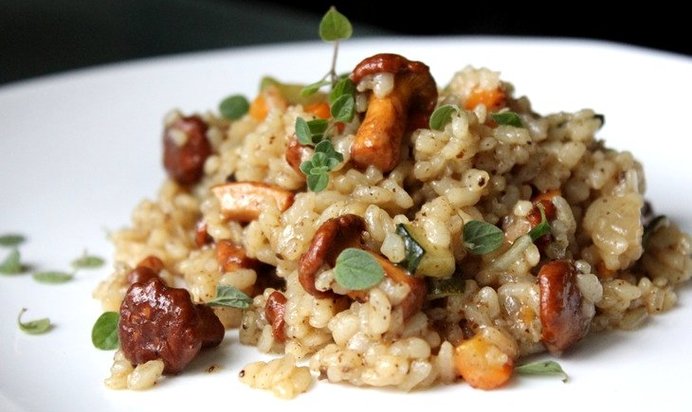 Ризотто с замороженными овощами