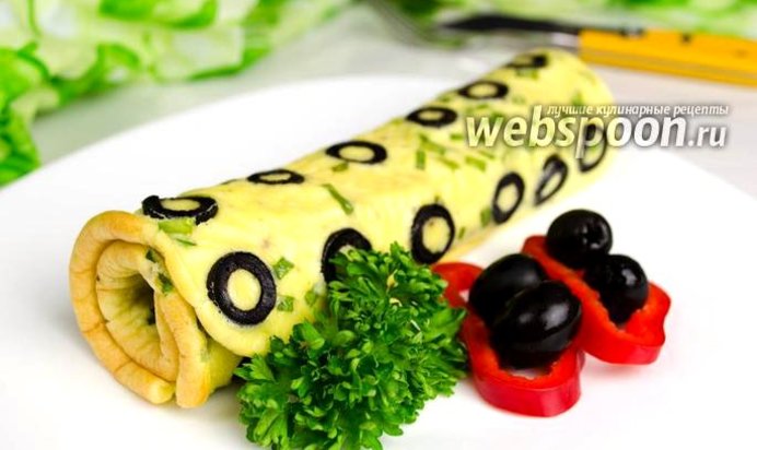 Омлет с маслинами в духовке