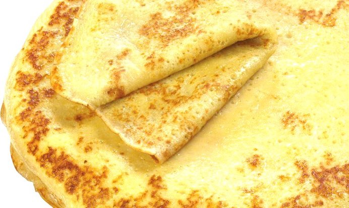 Сырные дрожжевые блины