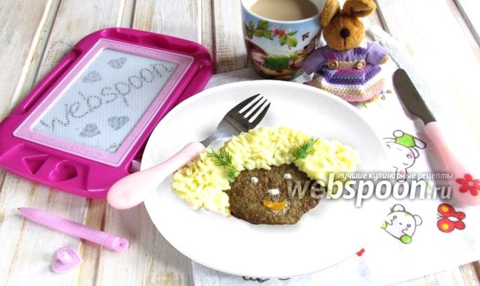 Печёночные оладьи со сливками