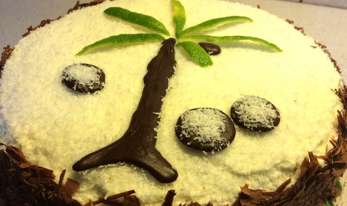 Кокосовый кекс