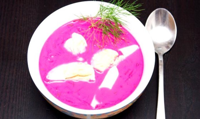 Борщ холодный