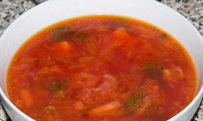 Капустный борщ