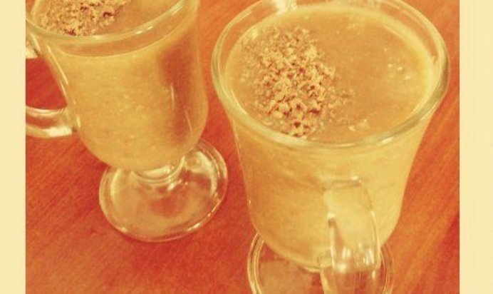 Кофейный смузи с шоколадом и бананом