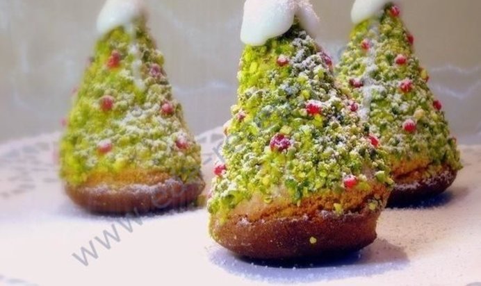 Пирожное Елочки