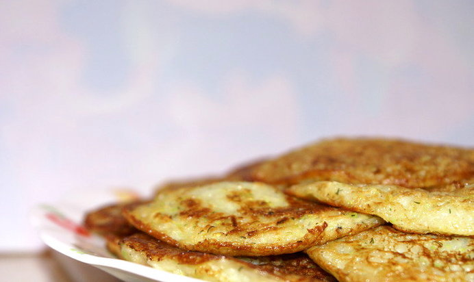 Блинчики из кабачков и картошки