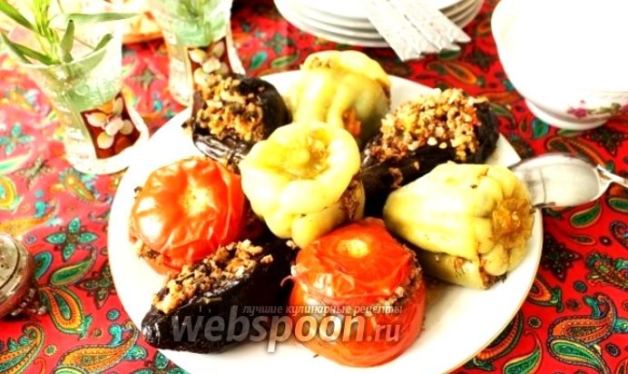 Долма — фаршированные овощи по-азербайджански