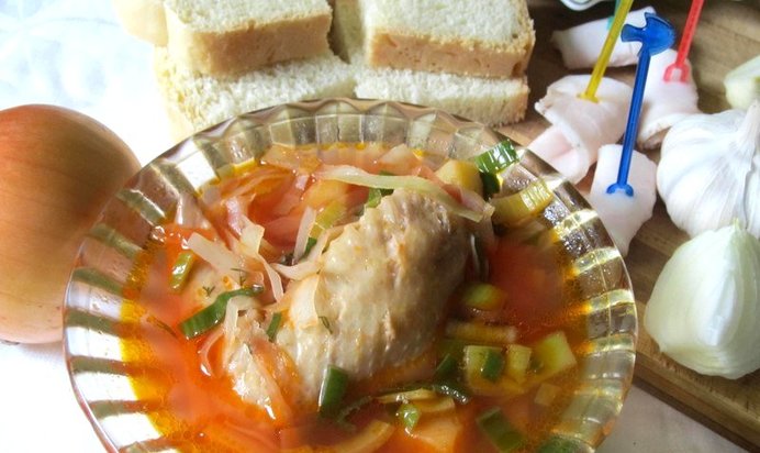 Борщ фасолевый