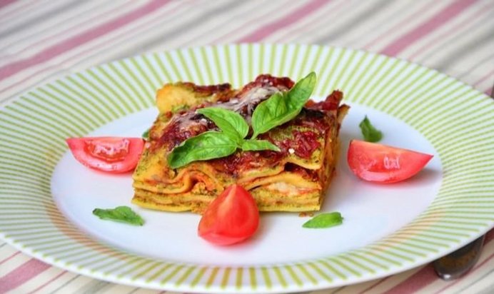 Лазанья с сыром