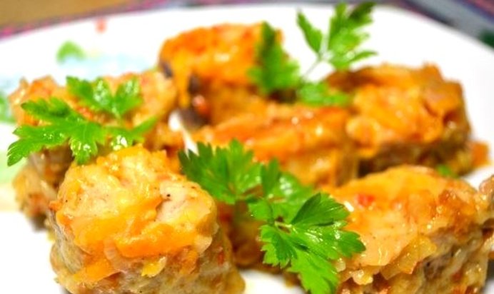 Манты в сковороде