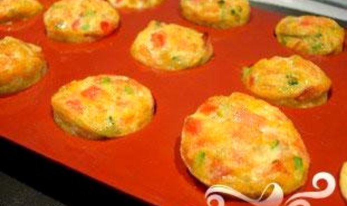 Маленький овощной омлет