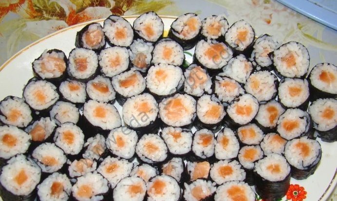 Роллы с сёмгой