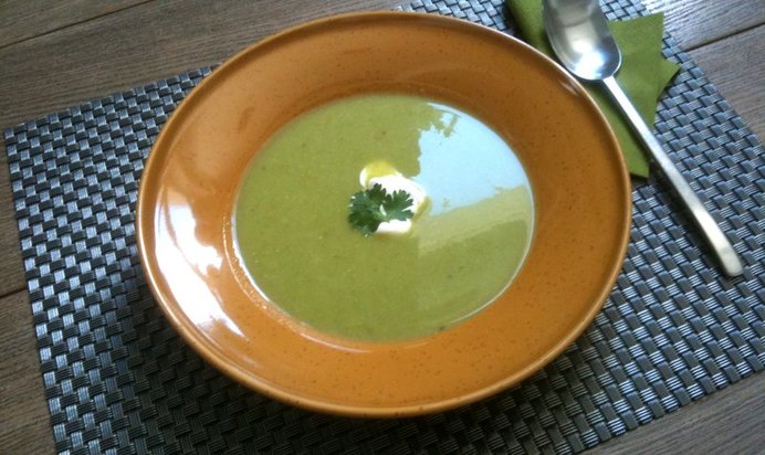 Летний гороховый суп