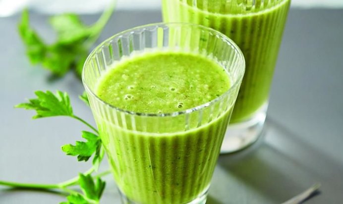 Зеленый смузи-завтрак