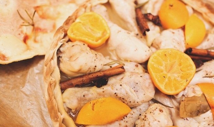 Салат с сыром и виноградом