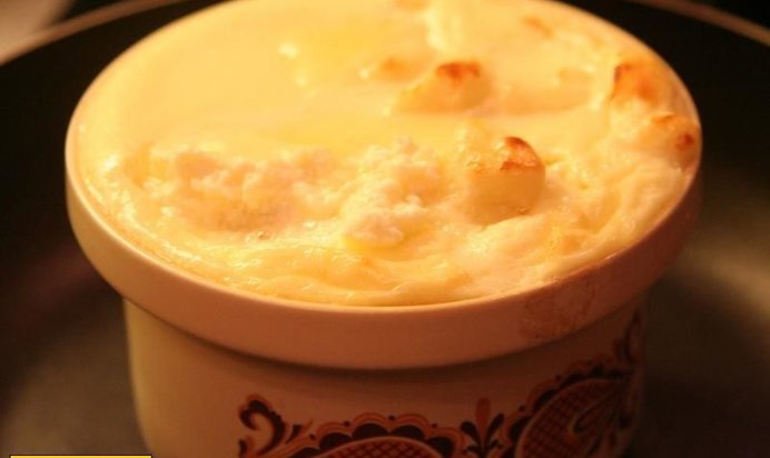 Вареники с творогом ленивые, запеченые в сметане