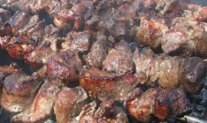 Свиной шашлык