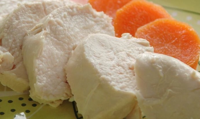 Куриные грудки 5-минутные в бульоне