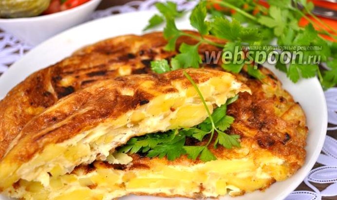 Омлет картофельный