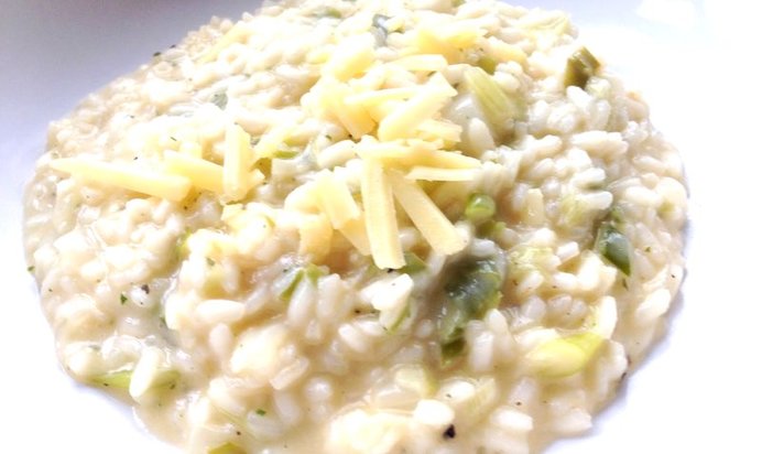 Ризотто с чеддером