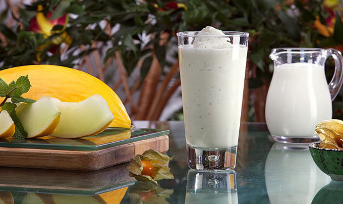 Дынно-мятный смузи