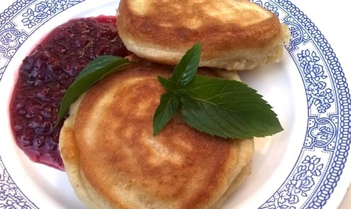 Оладьи с гречневой мукой