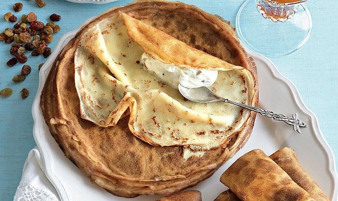 Блинчики с творогом