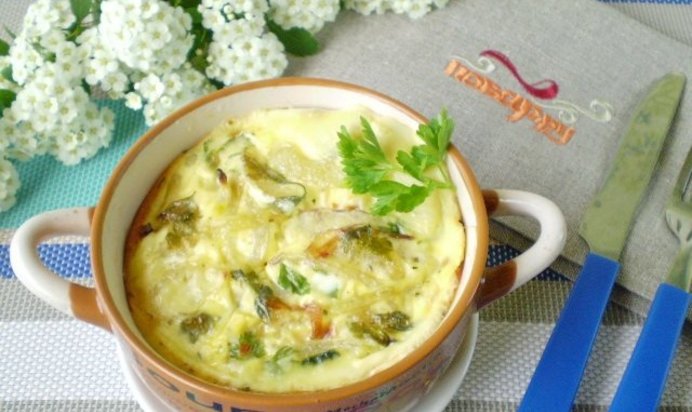 Рыбная запеканка из минтая