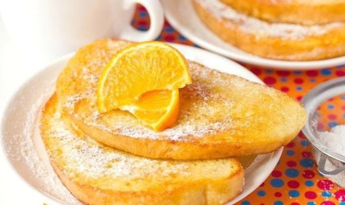 Сладкие гренки из батона