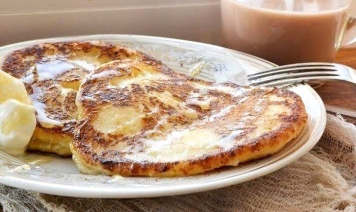 Сырники с бананом и творогом