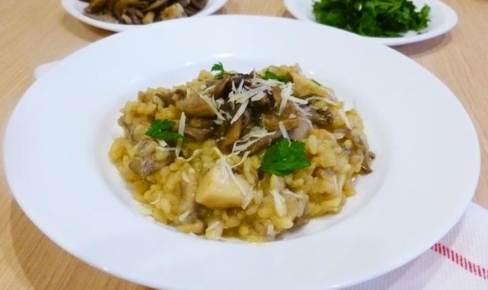 Грибное ризотто