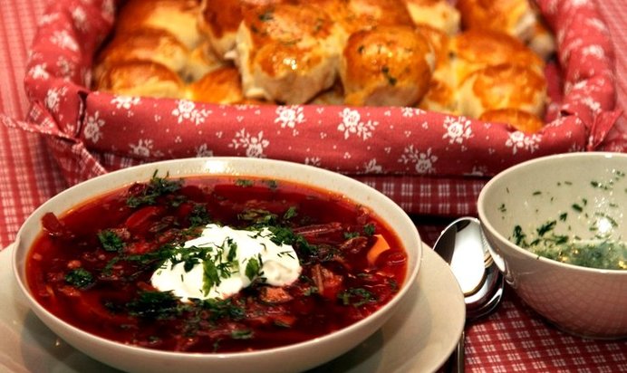 Борщ рецепт классический с мясом