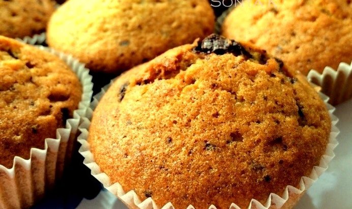 Маффины с черным шоколадом