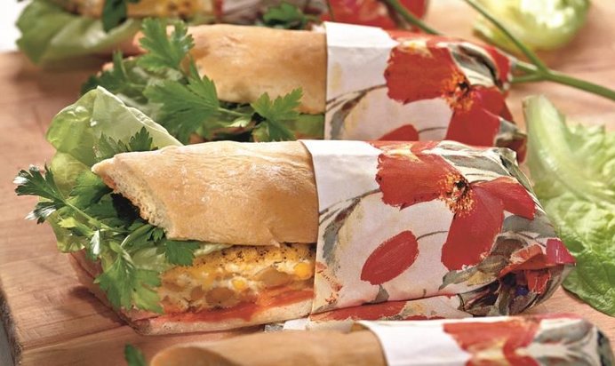 Багет с омлетом