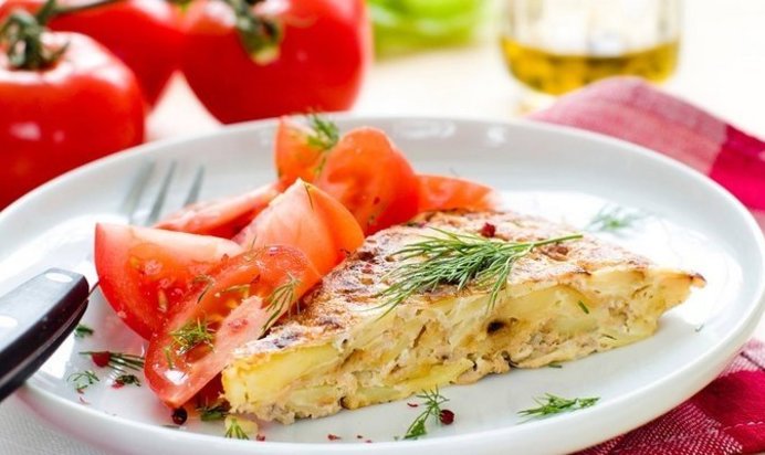 Картофельная запеканка с рыбой