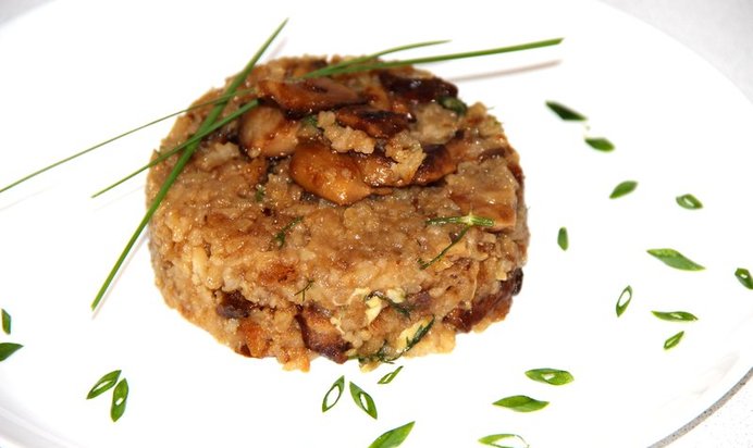 Ризотто с белыми грибами