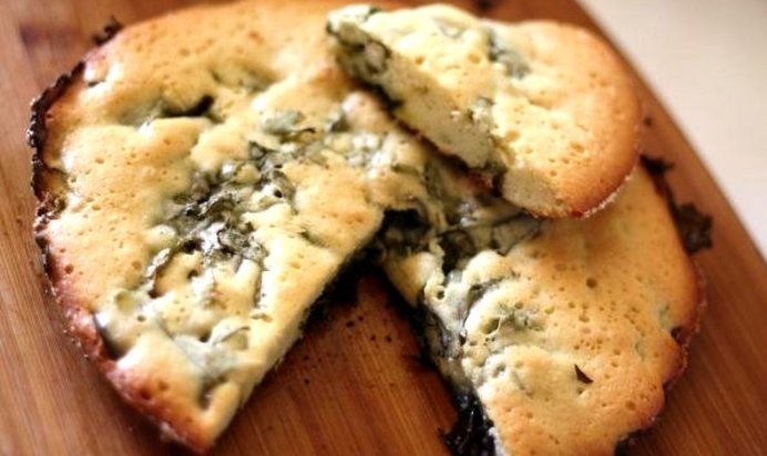 Шарлотка из щавеля