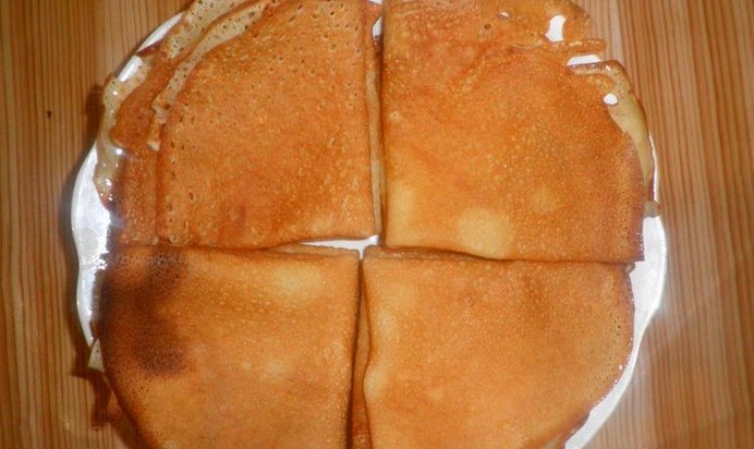 Блины на молоке