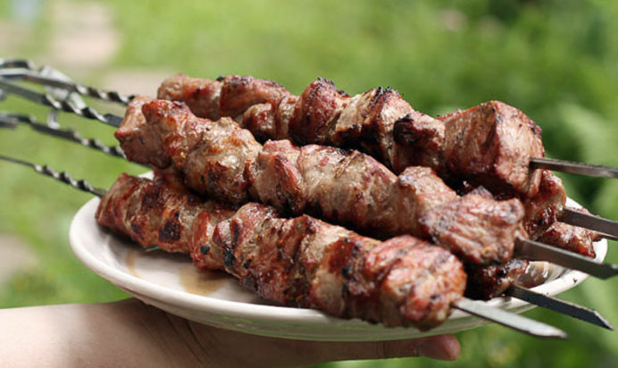 Шашлык из свинины